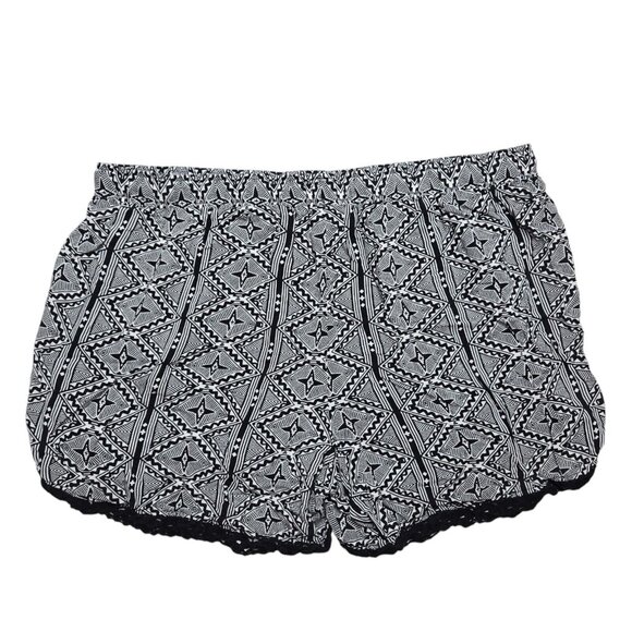 Lane Bryant Shorts Womens Plus 18 Gray Loungewear High Rise Elastic Waist Rayon - Picture 10 of 14